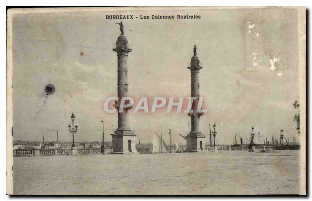 Bordeaux - Colunas Rostrais — editor desconhecido, número de série não visível - Frente