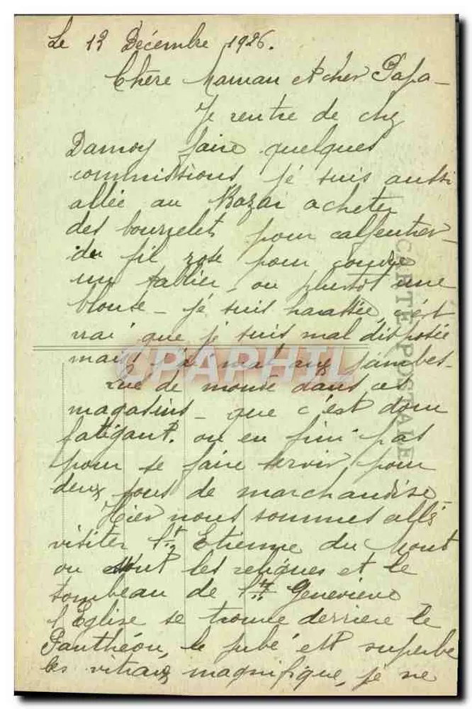 A Cripta — A Cripta e a Cruz de Lscordaire — F. F. PARIS - Verso