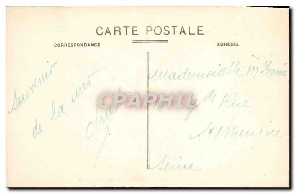 Fécamp (S.-Inf.) - Der Hafenbereich bei stürmischem Wetter — Serie 211, herausgegeben von Fécamp (S.-Inf.) - Rückseite