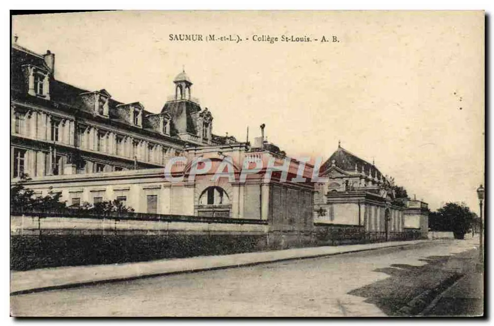 Saumur (M.-et-L.) - Colégio St-Louis - A. B. - Frente