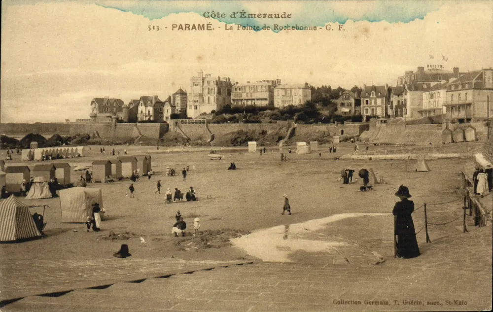 Paramé - La Pointe de Rochebonne - G.F. - Sammlung Germain, T. Guérin, suc. St-Malo - Vorderseite