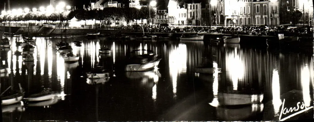 Der Hafen bei Nacht — Die Küste der Liebe — JANSOL fotografische Editionen, Chambéry (Savoie) - Vorderseite