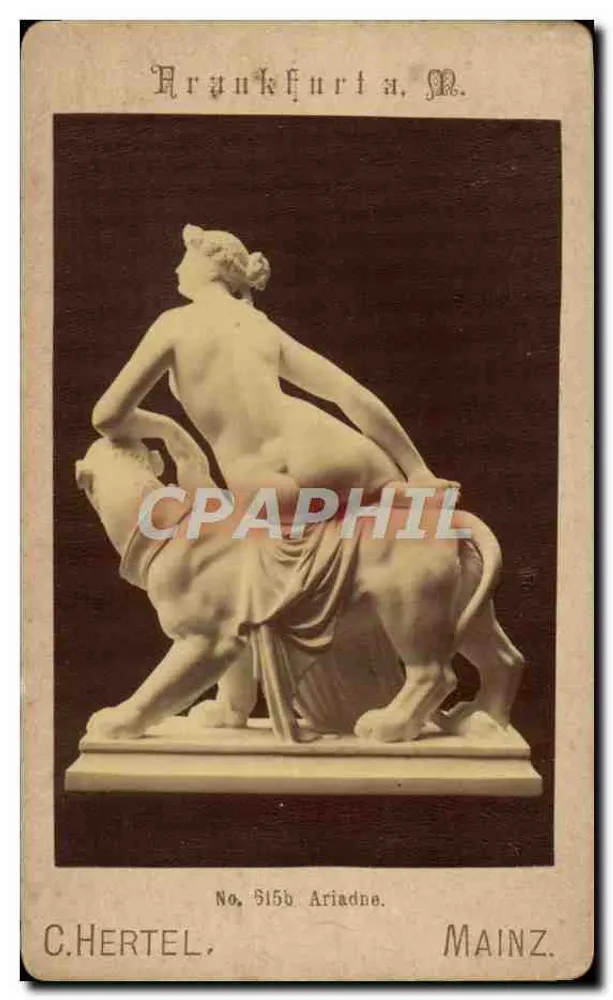 Estátua de Ariane a cavalo — Frankfurt a. M. — C. Hertel, Mainz, n° 515b - Frente