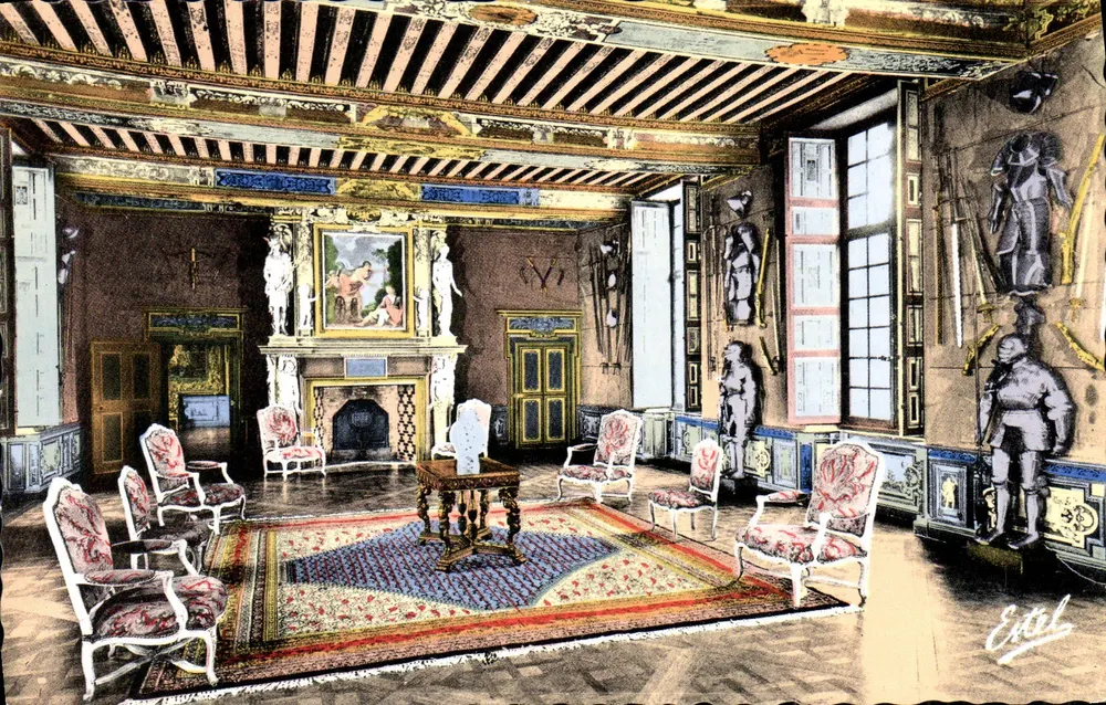 Schloss Cheverny — Wachzimmer — Verlag Léconte, n° 1.003-S - Vorderseite