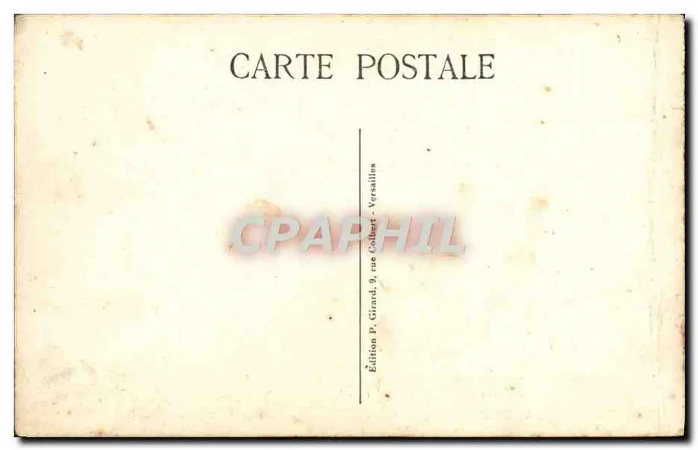 Versailles — Galeria das Batalhas — Edição P. Girard - Verso
