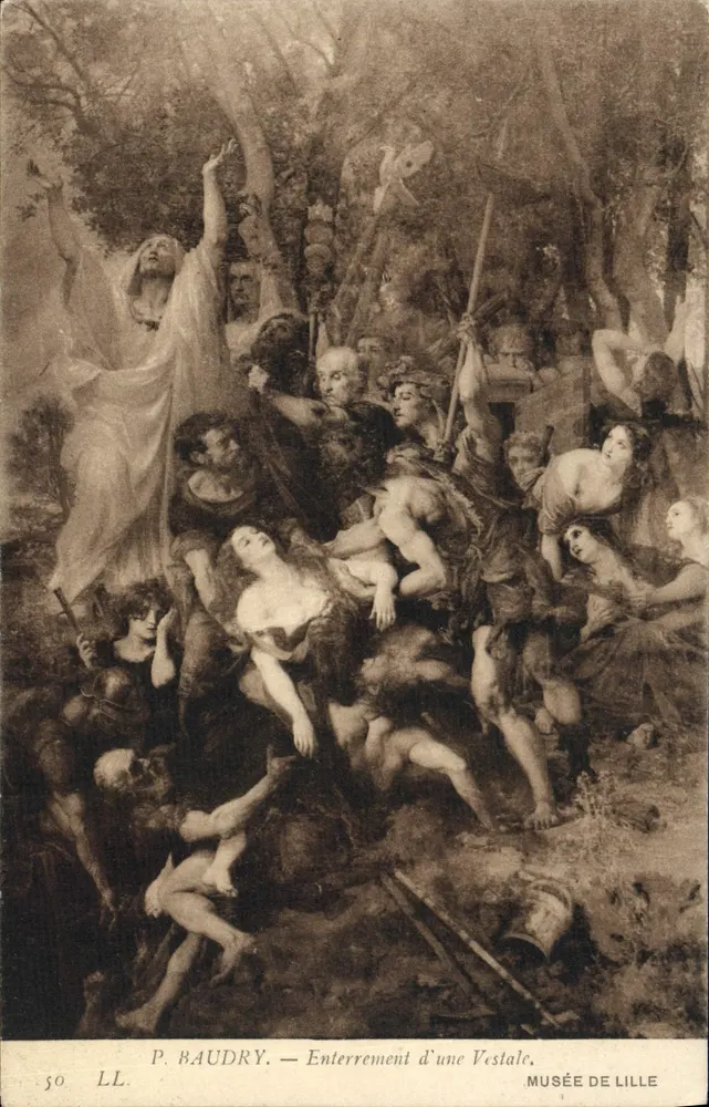 P. BAUDRY — Enterro de uma Vestal — Museu de Lille - Frente