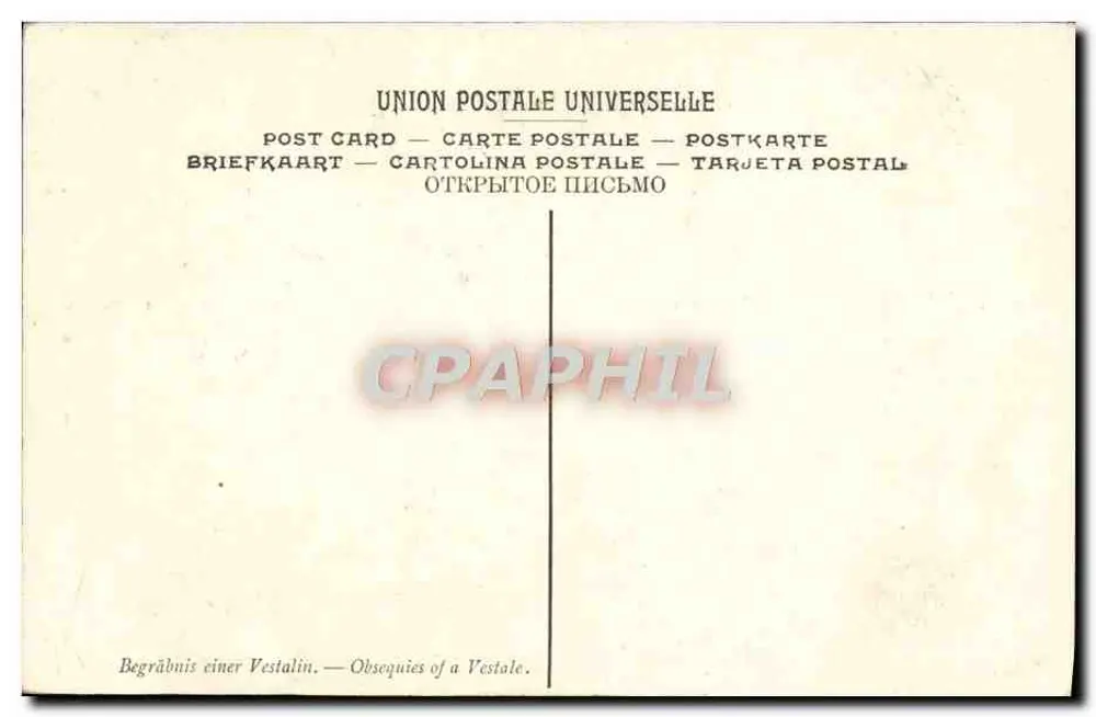 P. BAUDRY — Enterro de uma Vestal — Museu de Lille - Verso