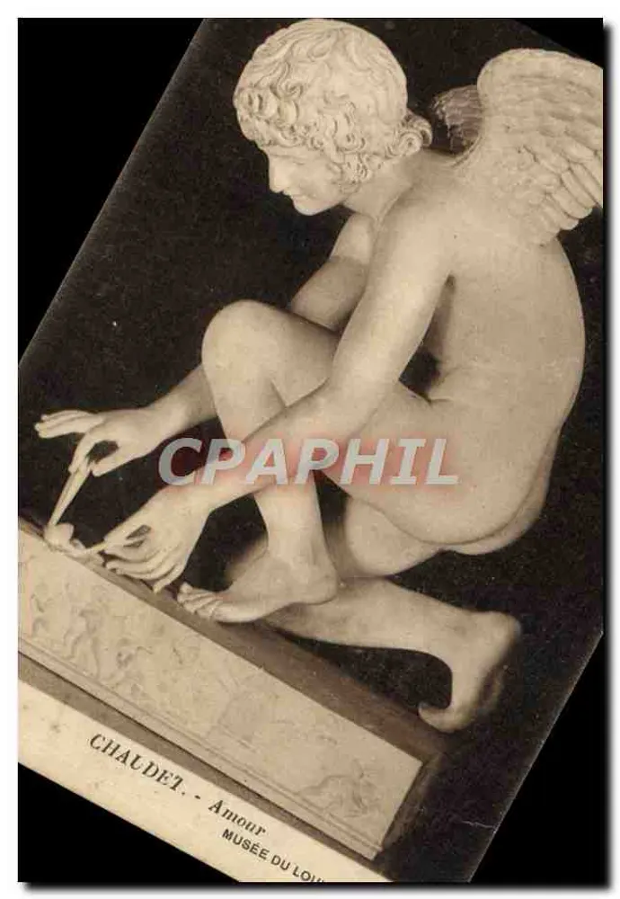 Amor — Escultura de Chaudet — Museu do Louvre - Frente