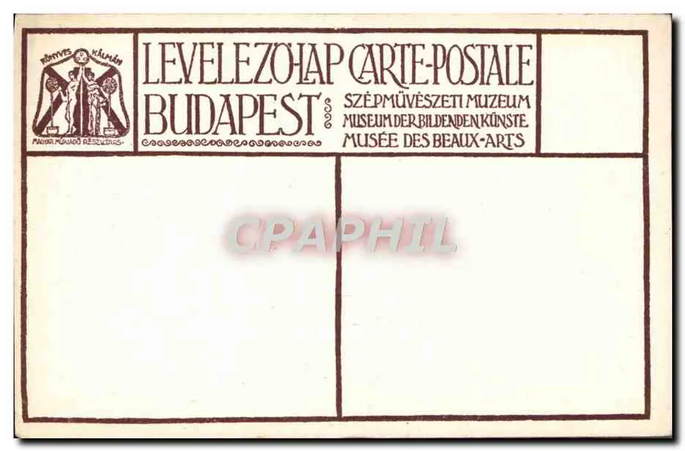 Die Badefrau — nackte Frau, die sich abtrocknet — Székely B. - Rückseite