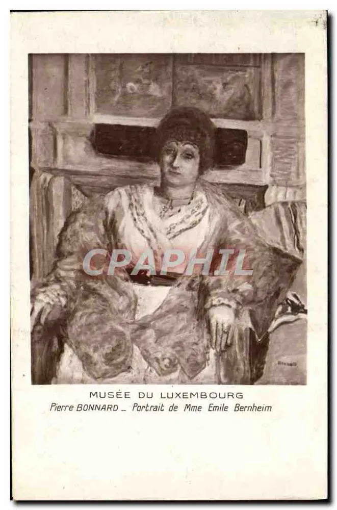 Porträt der Madame Emile Bernheim — Musée du Luxembourg — Édition des Musées Nationaux - Vorderseite