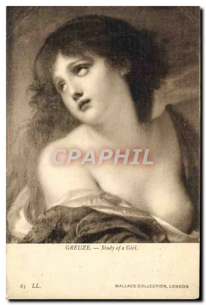 Greuze — Studie einer Mädchen — Wallace Collection, London - Vorderseite