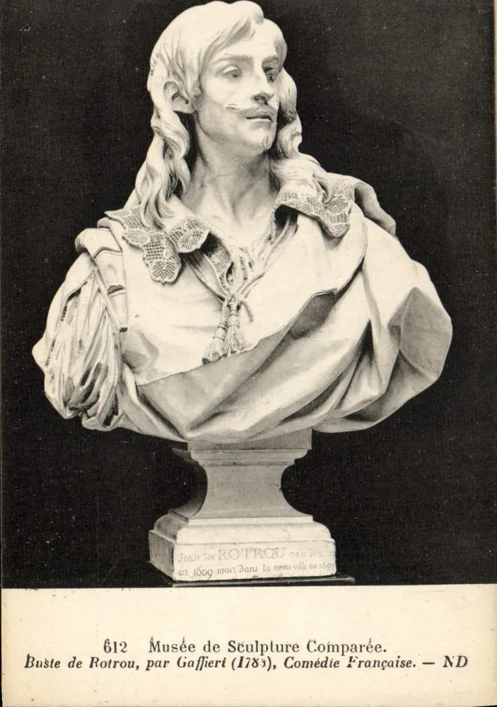 Bust des Rotrou — Museum für vergleichende Skulptur, Französische Komödie — ND - Vorderseite