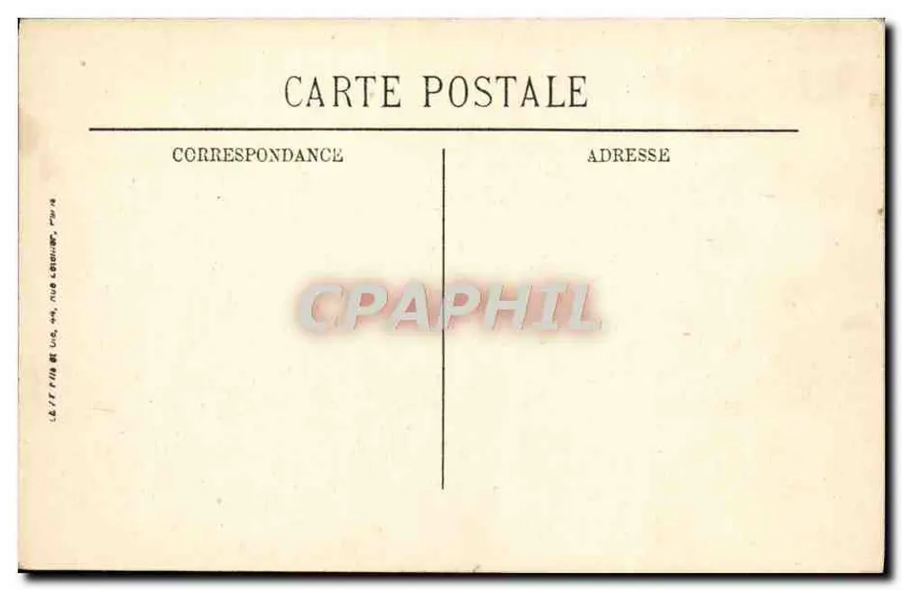 Saumur (M-et-L.) — O Castelo (Minha História) — Fachada Oeste — LL. — N° 57 - Verso