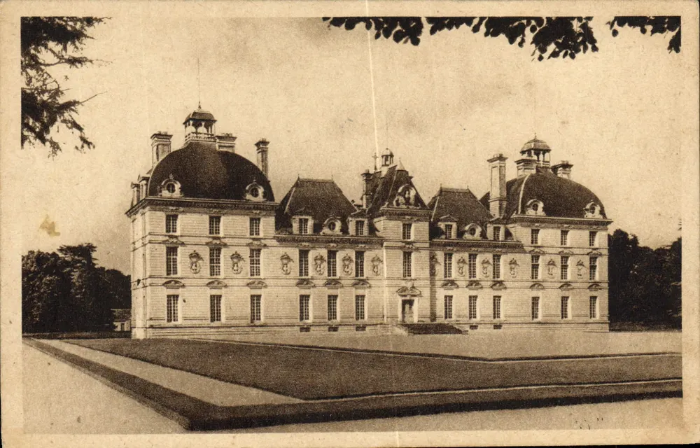 Castelo de Cheverny — Fachada Sul — Cliché P. de Bertier - Frente