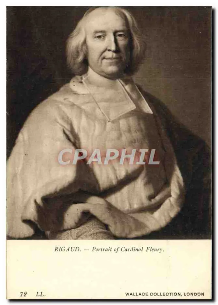 Porträt des Kardinals Fleury — RIGAUD — Wallace Collection, London - Vorderseite