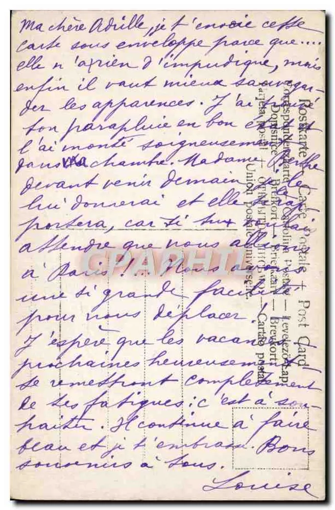 Luxemburg — Jugend und Liebe — Crauk - Rückseite