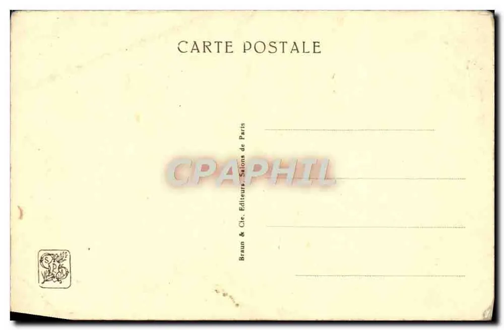 Consultation spirituelle — scène intérieure avec religieuse — Ch. Baude, n° 01024 - Verso