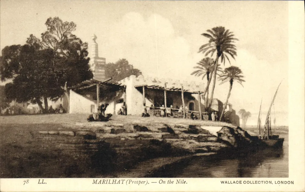 Marilhat (Prosper) — Auf dem Nil — Wallace Collection, London - Vorderseite