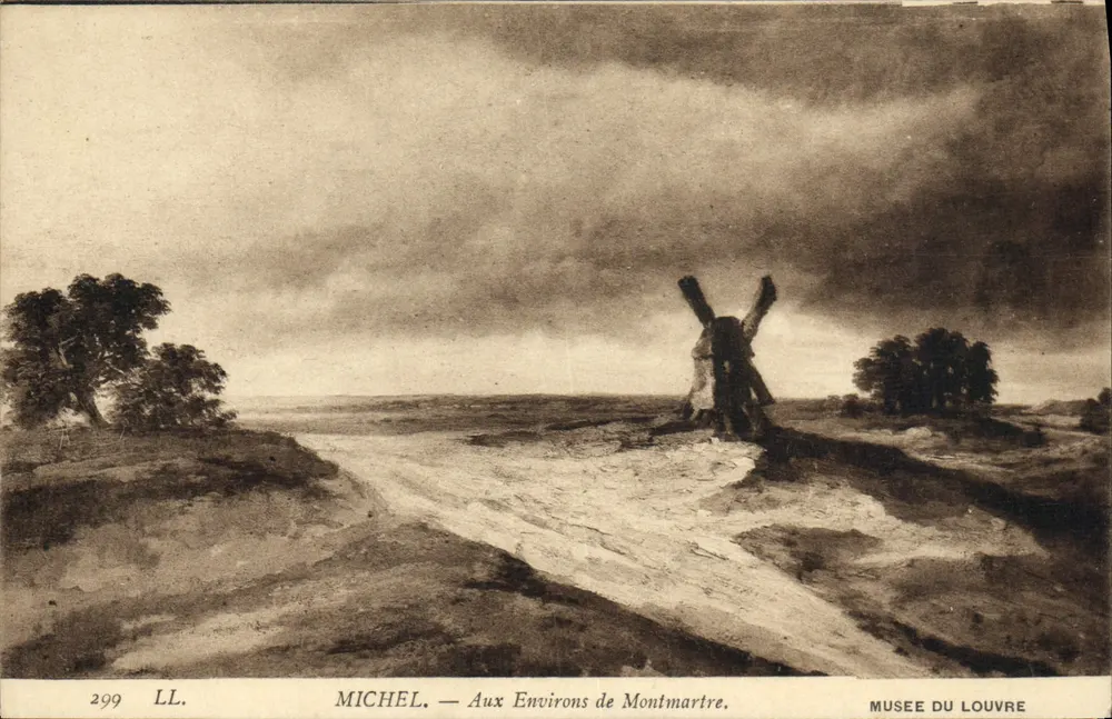 Michel — Um Montmartre — Louvre-Museum, n° 299 LL - Vorderseite