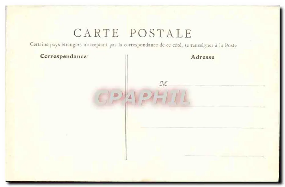 Das Heilige Viaticum in der Burgund — Nachbildung eines Gemäldes — A. Perret, B.F. Paris - Rückseite
