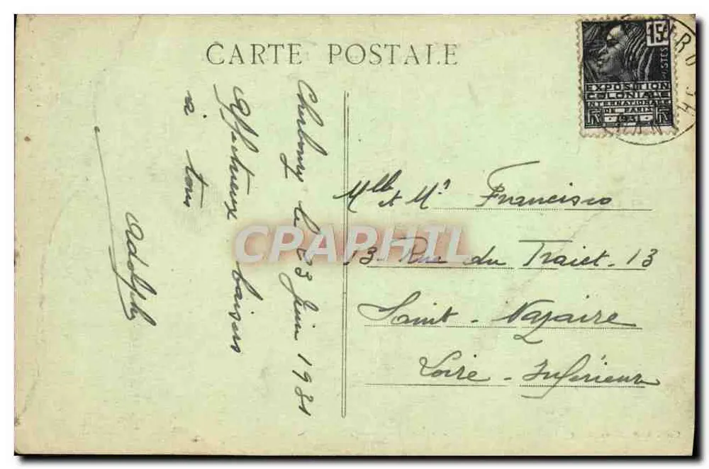 Cherbourg - Das Arsenal - Ansicht des Vorhafens — Coll. A. B' Lharbour, n° 97 - Rückseite