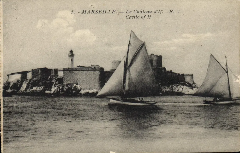 Marseille — O Castelo de If — R. V - Frente