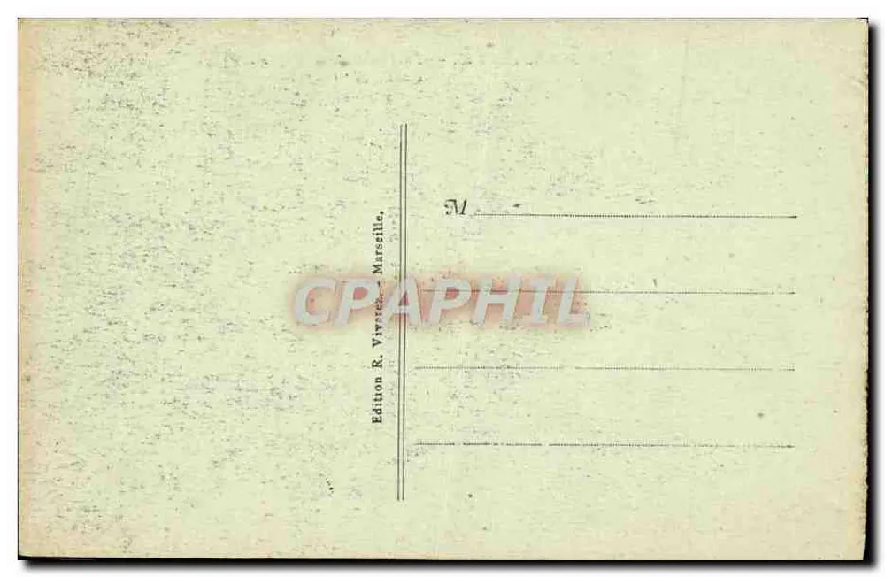 Marseille — O Castelo de If — R. V - Verso