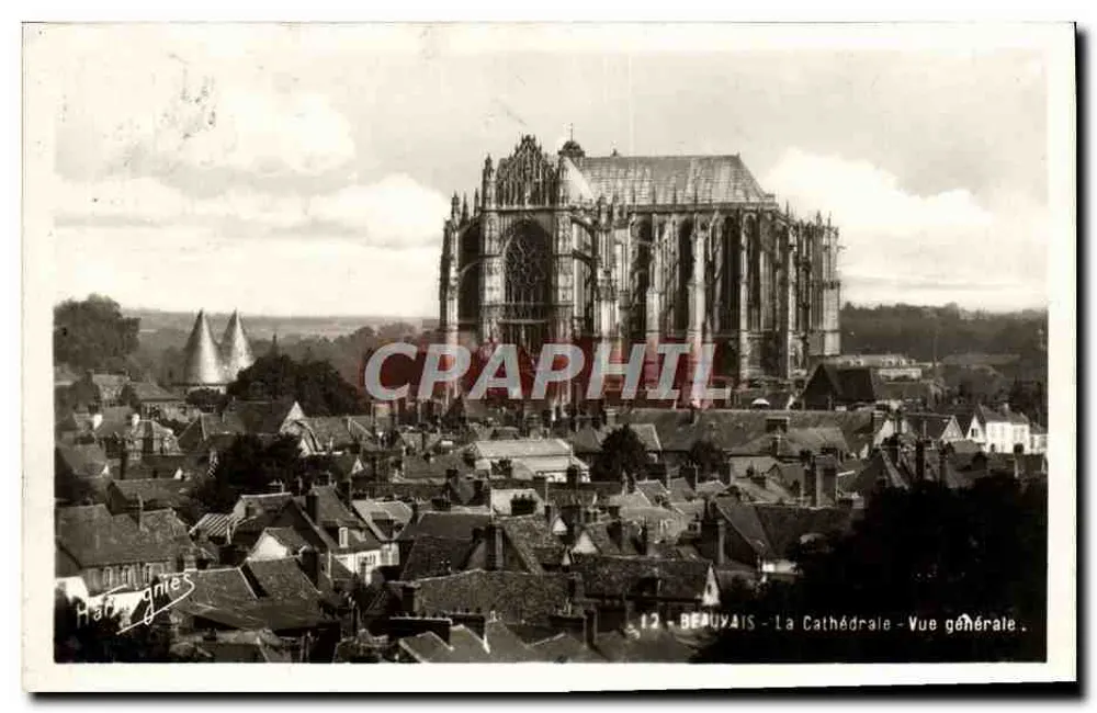 Beauvais - A Catedral - Vista geral — Edição E. Hamignais, rua Saint-Martin, Paris (4e) - Frente