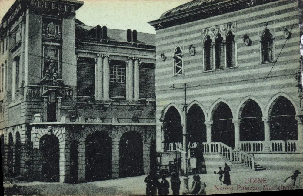 Udine — Nuovo Palazzo Municipale — Verlag Aldo Minozzi - Vorderseite