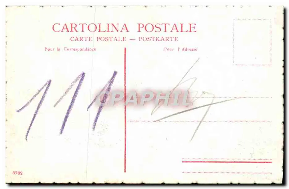 VENEZIA - Palazzo Ducale — editor Cartolina Postale, n° 8782 - Verso