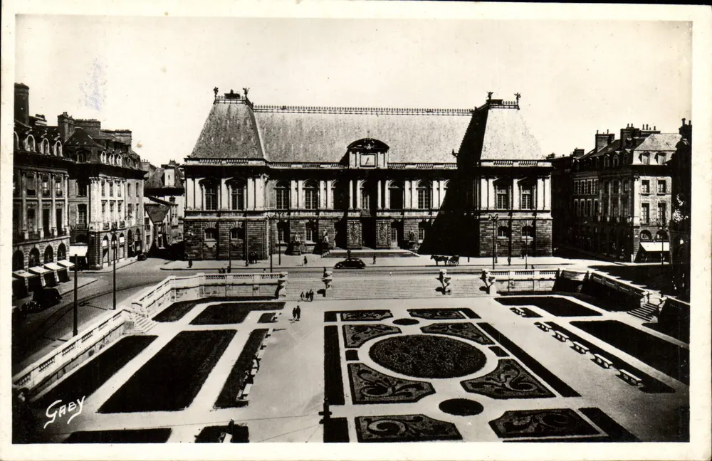 Rennes - Das Justizpalast und die Gärten — SABEY - Vorderseite