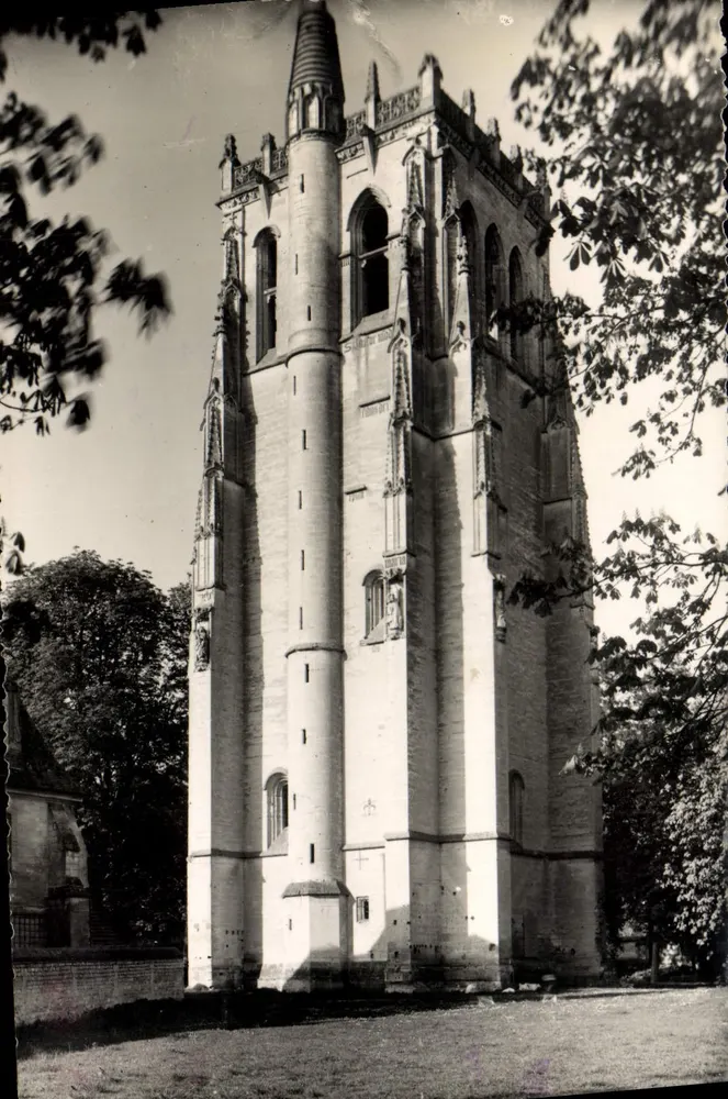 Toren van de abdij van Sint-Nicolaas — Bec-Hellouin (Eure) — Uitgave Sergent, n°15 - Voorkant