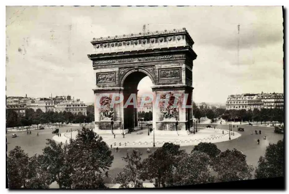 Arco do Triunfo — Paris — Edições O.P. Léon Cogniet - Frente