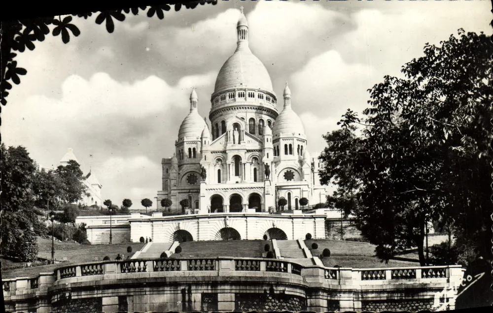 Basílica do Sagrado Coração — Paris — Edições d'Art Marco, n°7 - Frente