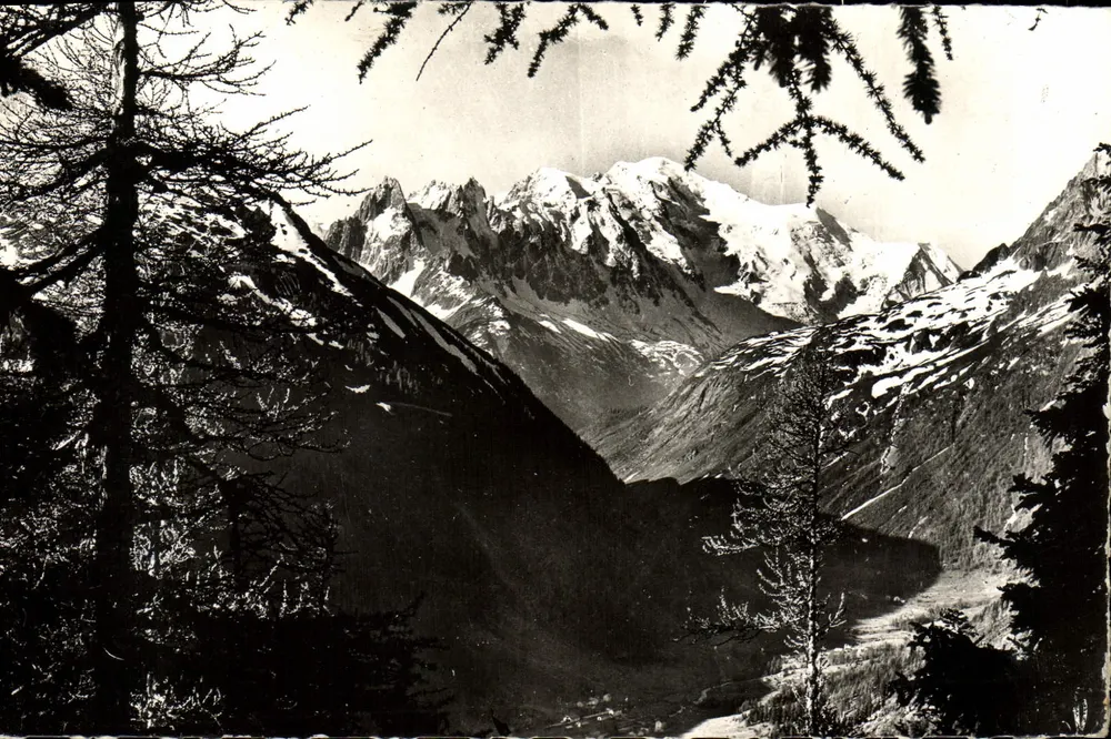 Mont Blanc — höchster Gipfel der Alpen und erster Gipfel Europas — Verlag Le Céllard, Nr. 15653 - Vorderseite