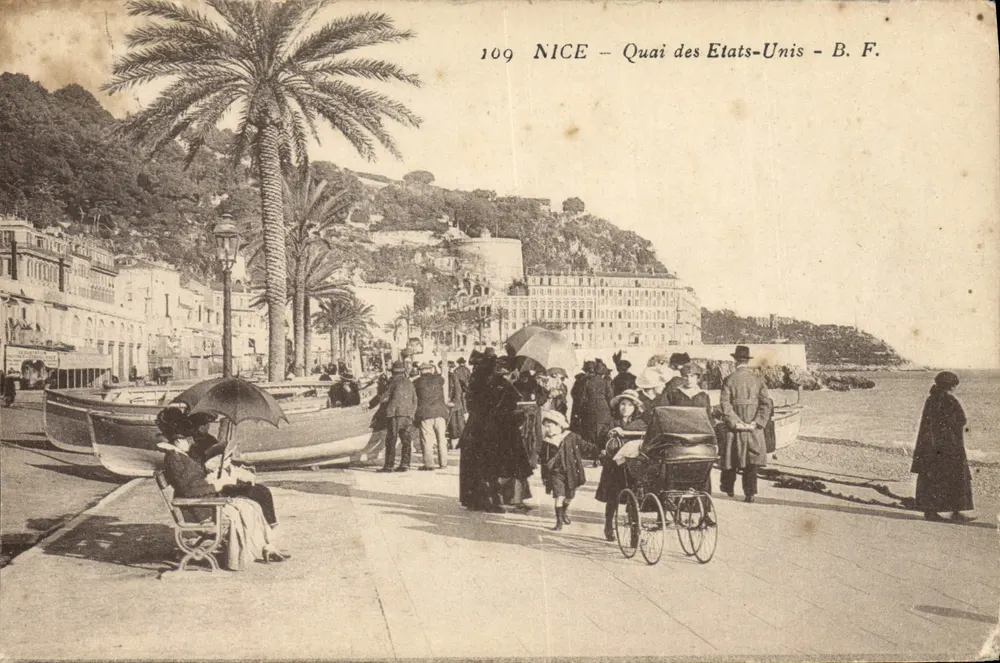 Nice - Quai dos Estados Unidos — B.F. — n°109 - Frente