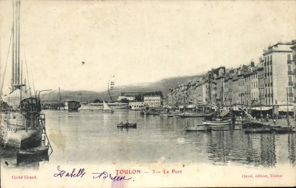 Toulon — Le Port — Clavel, Verlag, Toulon - Vorderseite