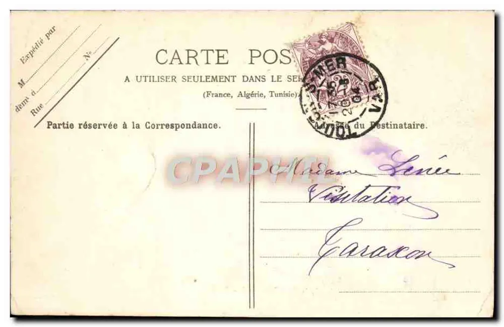 Toulon — Le Port — Clavel, Verlag, Toulon - Rückseite