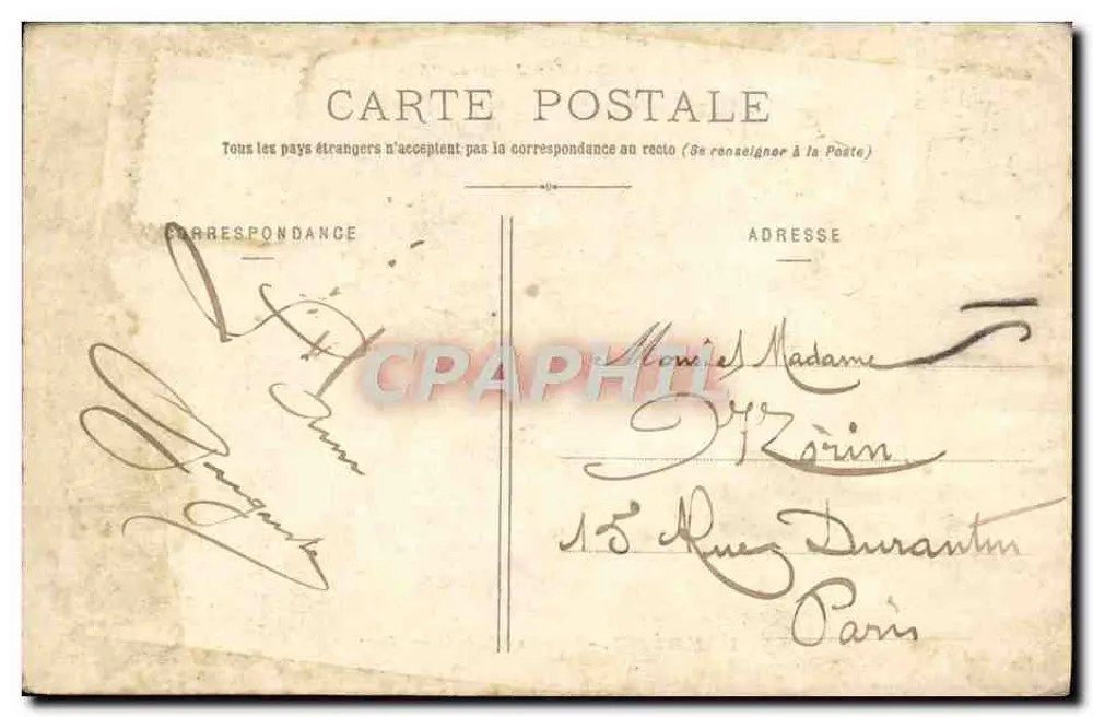 Domrémy — Casa natal de Joana d'Arc — Fototipia Paul Testart, Epinal - Verso