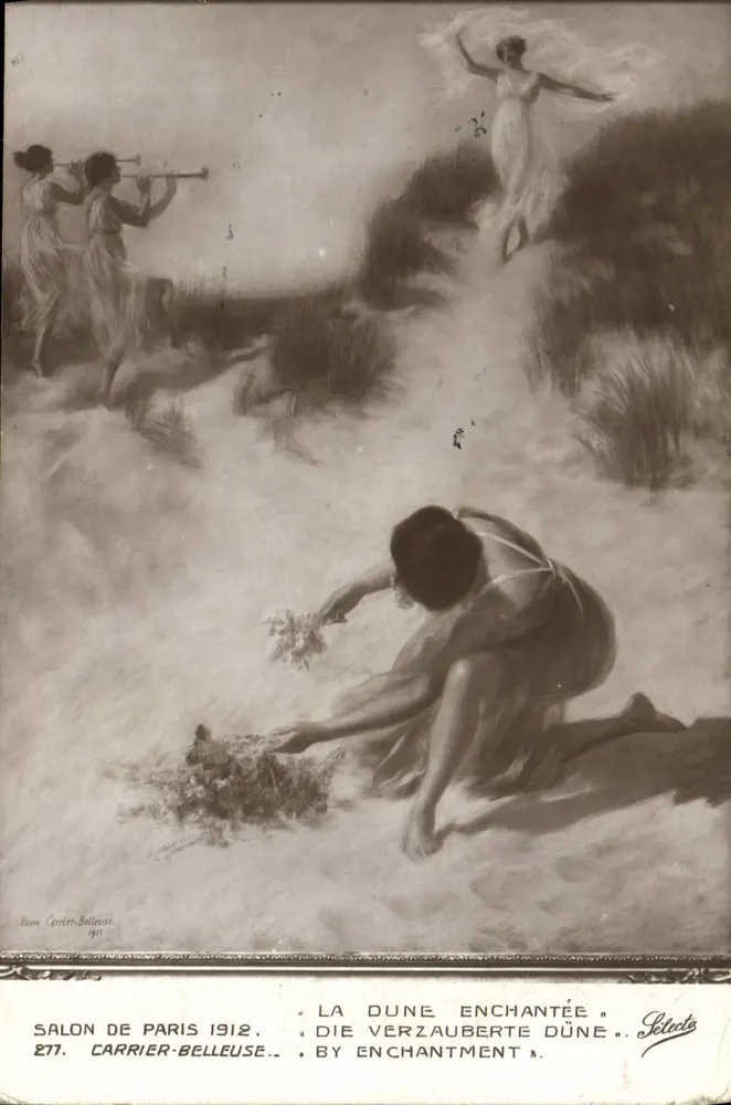 Die verzauberte Düne — Paris Salon 1912 — Carrier-Belleuse Nr. 277 - Vorderseite