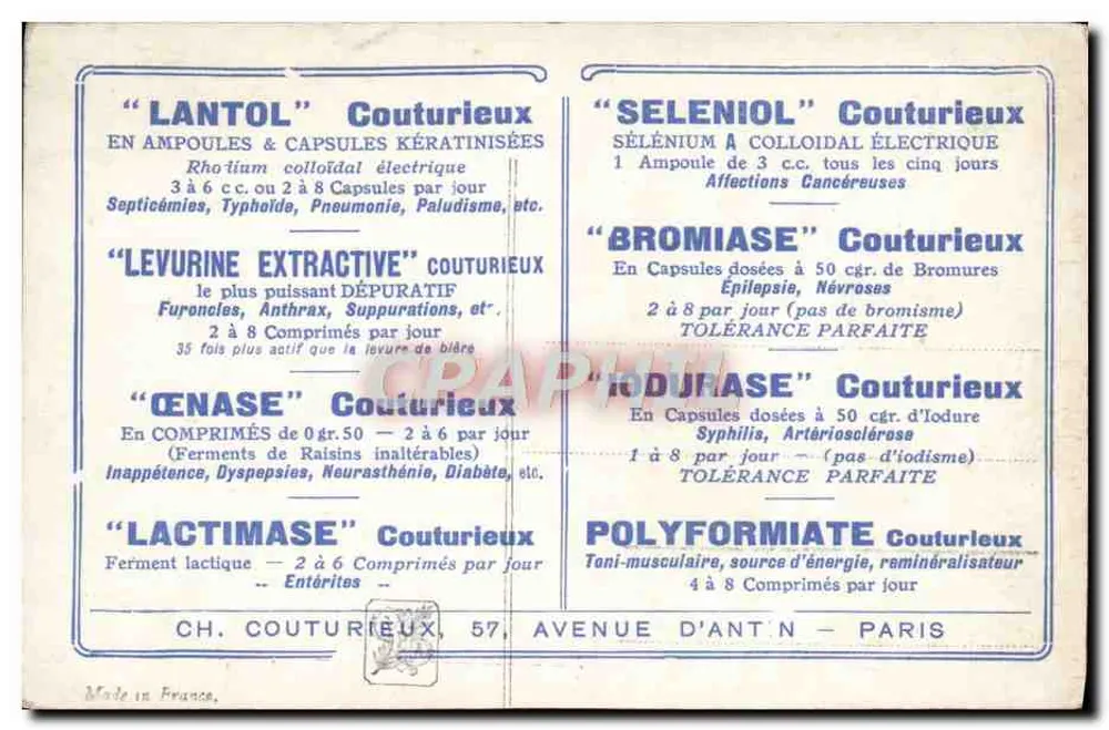 Die verzauberte Düne — Paris Salon 1912 — Carrier-Belleuse Nr. 277 - Rückseite