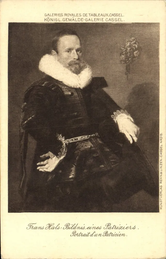 Porträt eines Patriziers — Franck Hals — Kunstverlag Rehn & Linzen, Cassel, Nr. 9213 - Vorderseite