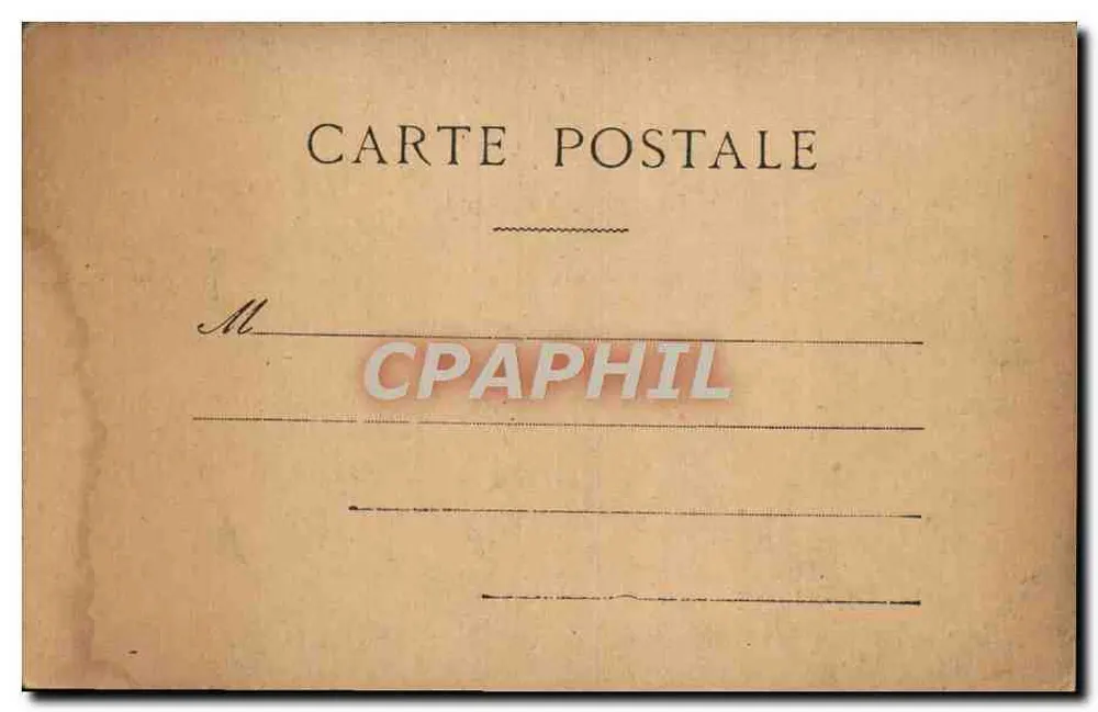 Les Invalides — Sujets : soldats invalides en uniforme — éditeur RENOUARD, n° de série non visible - Verso