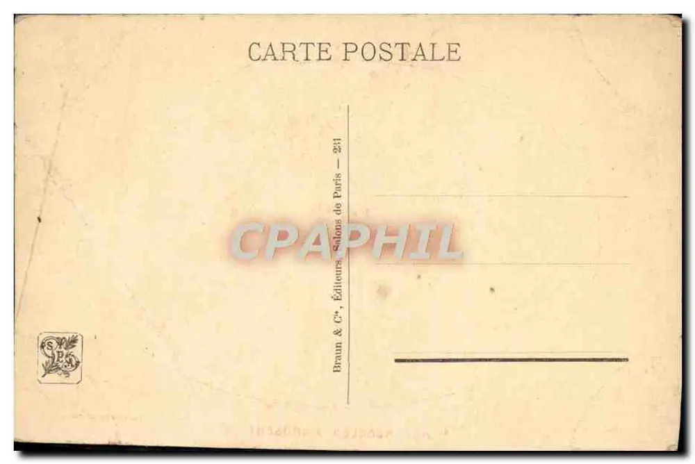 Enfants s'amusant — scène intérieure — Chocarne-Moreau, n° 981 - Verso