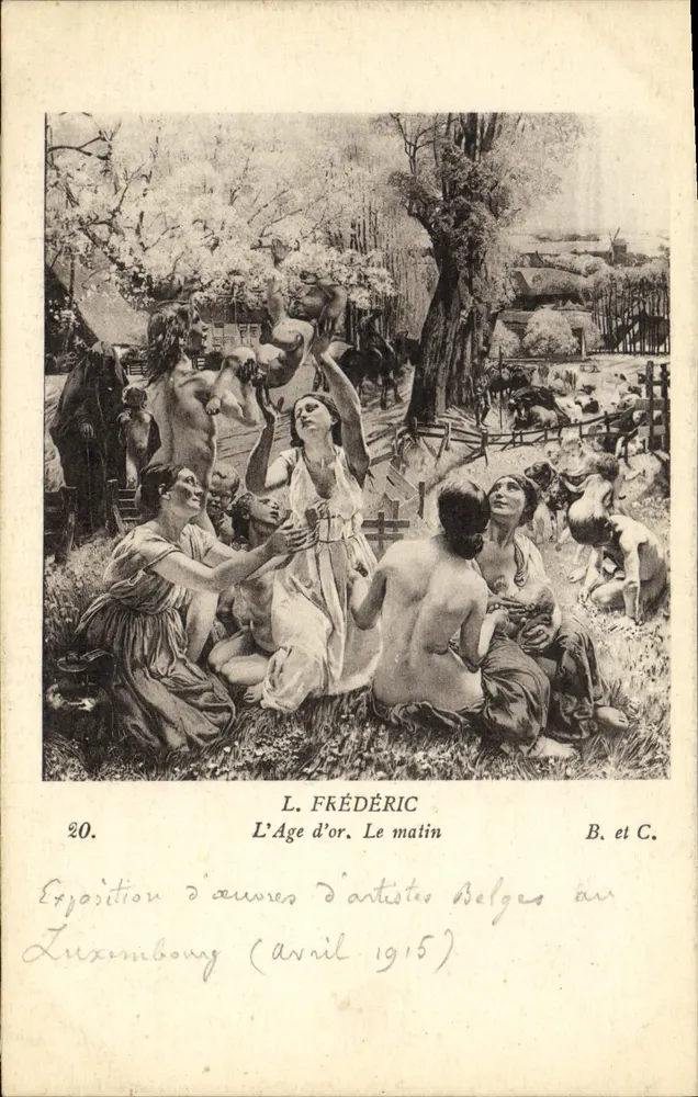 A Era de Ouro. O matutino — L. Frédéric — B. et C., n°20 - Frente