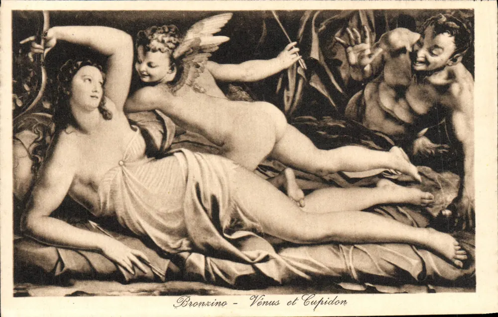 Vênus e Cupido — Bronzino — edição fotomecânica - Frente