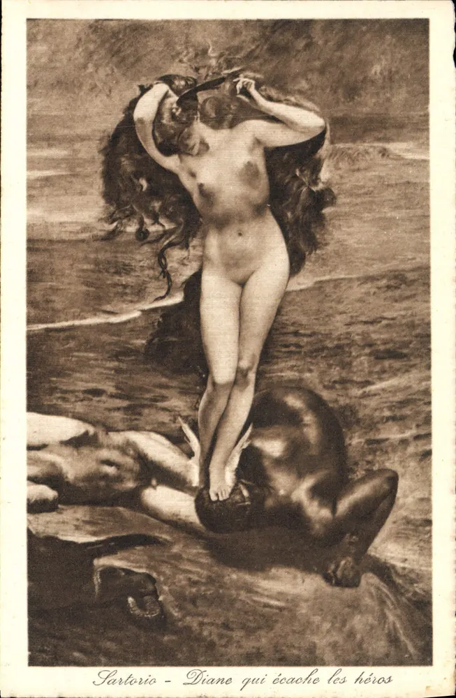 Diane, die die Helden entkleidet — Sartorio — Edition Anderson - Vorderseite