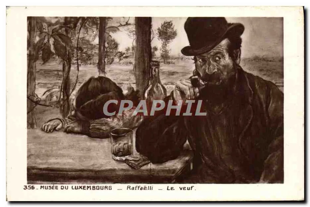 Museu do Luxemburgo — Raffaëlli — O viúvo - Frente