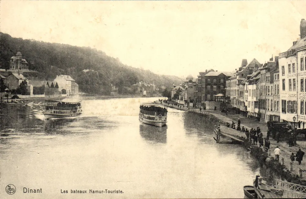 Dinant — Die Namur-Touriste-Boote — Nels, Brüssel, 22 - Vorderseite