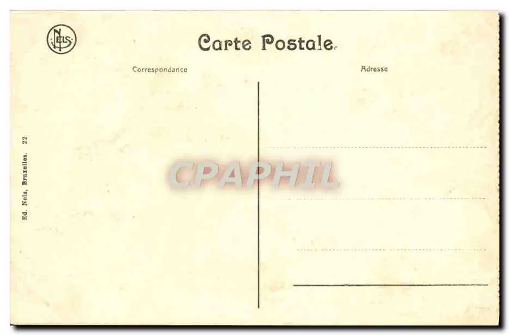 Dinant — Die Namur-Touriste-Boote — Nels, Brüssel, 22 - Rückseite